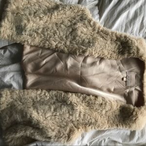 Faux fur vest